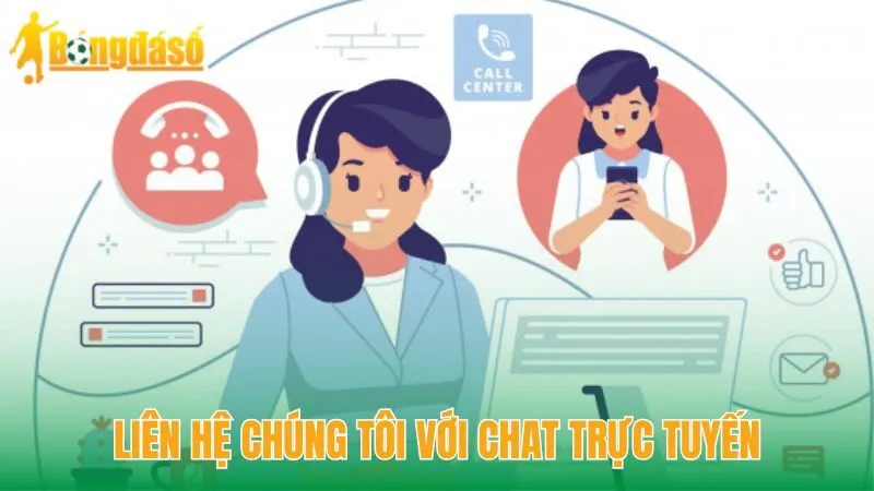 Liên hệ chúng tôi với chat trực tuyến